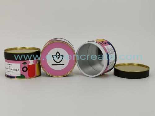 caja de tubo de embalaje de té perfumado