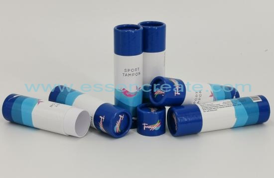 Sport Tampon Packaging Cylinder Tube Box