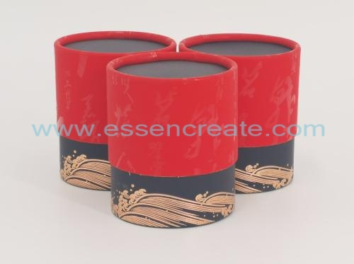Two Pieces Telescope Cylinder Tea Packaging Box