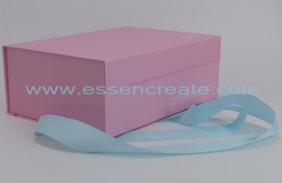 Folding Pink Gift Box