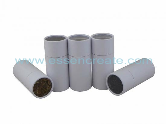 White Paper Tube with window