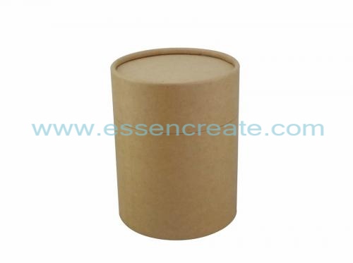 tubo de papel kraft marrón