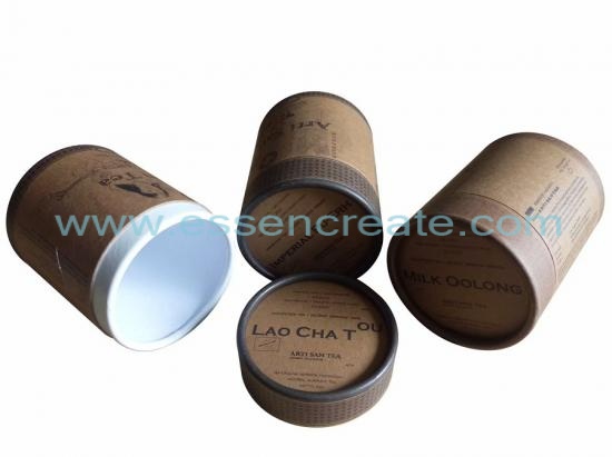 Cylinder Tea Packaging Paper Tube Box