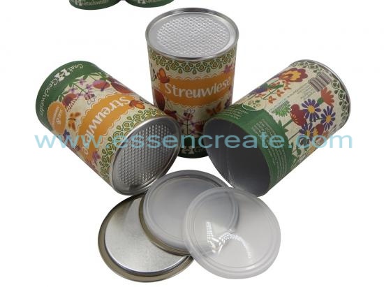 Easy Peel Off Paper Canister