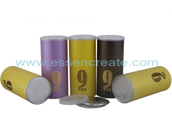 Tea Packaging Paper Cans with AL Foil
