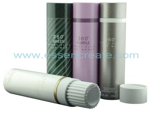 tubo de papel de embalaje de perfumes y cosméticos