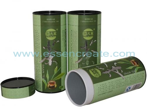tubo de embalaje de papel de té oolong