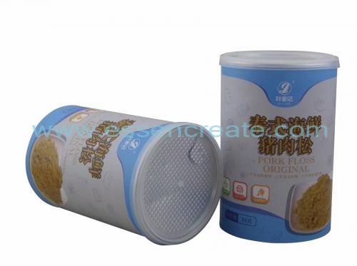 Meat Floss Packaging Paper Canister