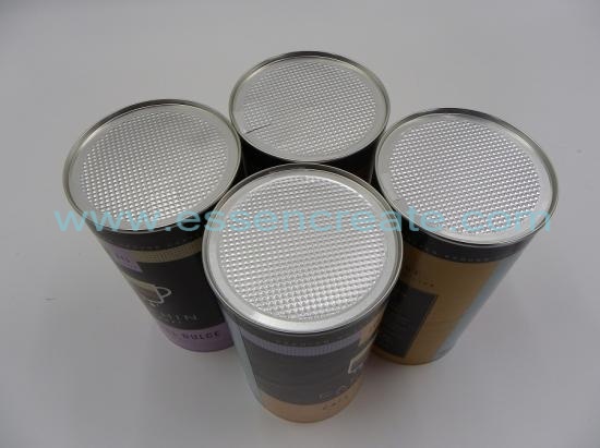 Coffee Paper Cans with Exhaust Valves