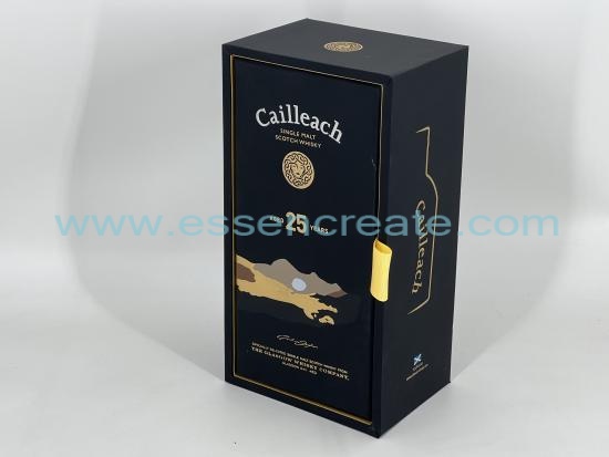 Caja de regalo giratoria para embalaje de vino