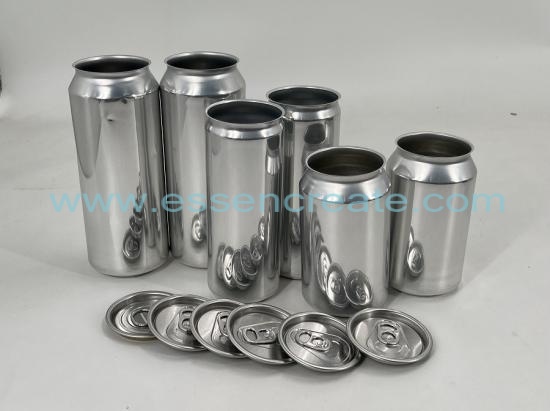 Latas de aluminio con extremo de fácil apertura