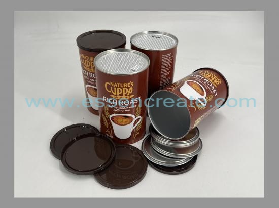 Latas de papel para embalaje de café compuesto