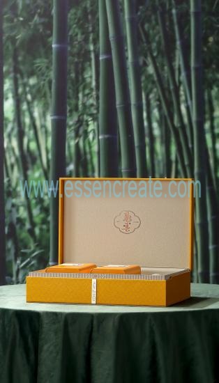 Gold Bud gift box double jar plus cup