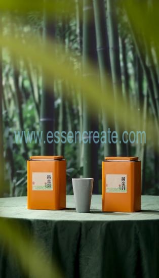 Gold Bud gift box double jar plus cup