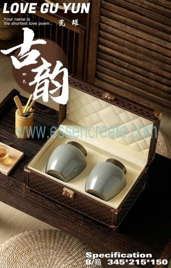 There Are Two Ceramic POTS In The Gift Box