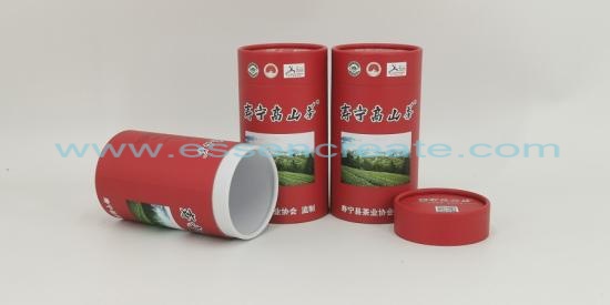 Rolled Edge Paper Cans Round Tea Cans