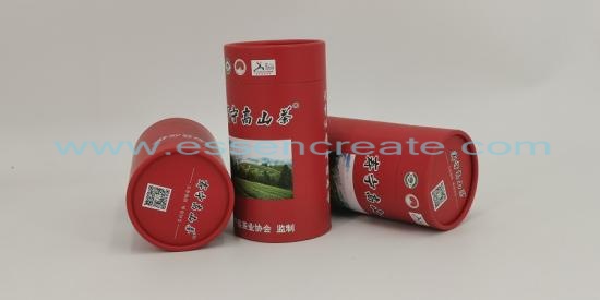 Rolled Edge Paper Cans Round Tea Cans