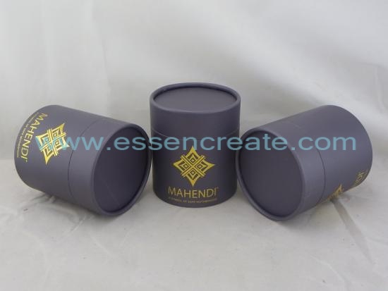 Candle Wrapping Round Paper Tin