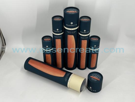 Food Grade Salmon Paper Can Packaging