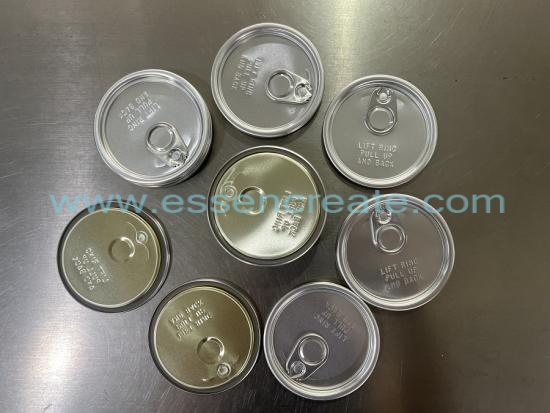 Cover Paper Can With Aluminum Easy To Pull Lid