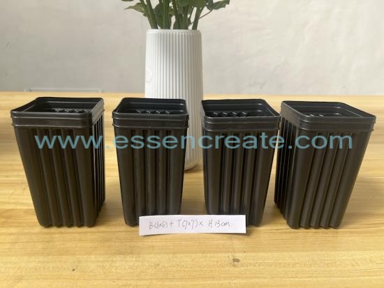 Plastic Flower Pots Tree Nursery HDPE Container