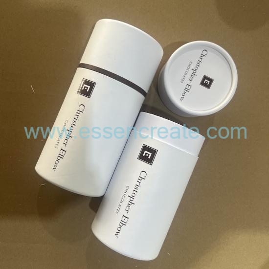 Rolled Edge Chocolate Packaging Paper Tube