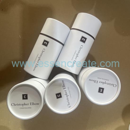 Rolled Edge Chocolate Packaging Paper Tube