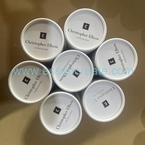 Rolled Edge Chocolate Packaging Paper Tube