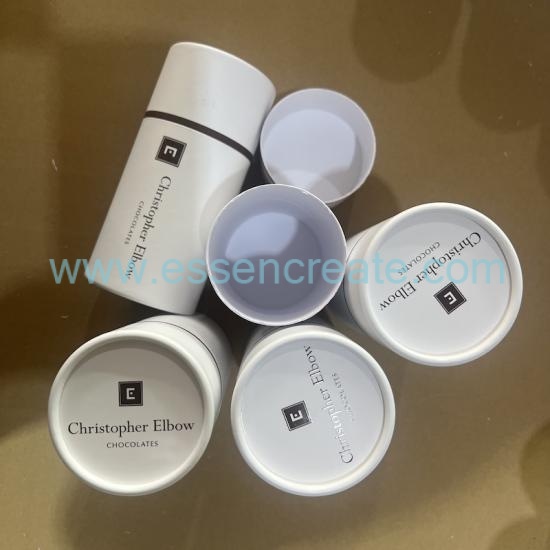 Rolled Edge Chocolate Packaging Paper Tube