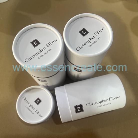 Rolled Edge Chocolate Packaging Paper Tube
