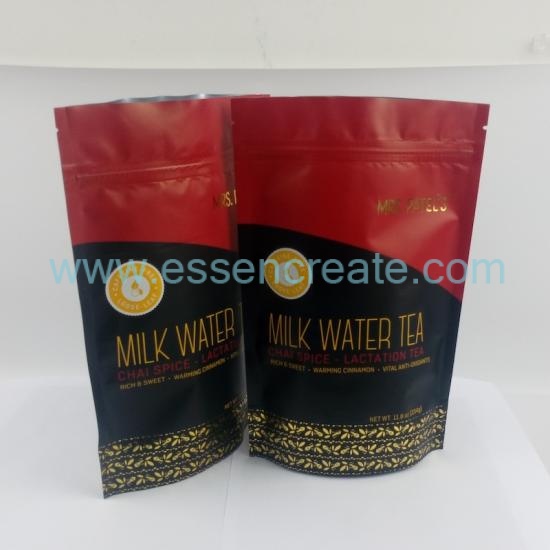 Bolsas de embalaje de té autoportantes de papel de aluminio