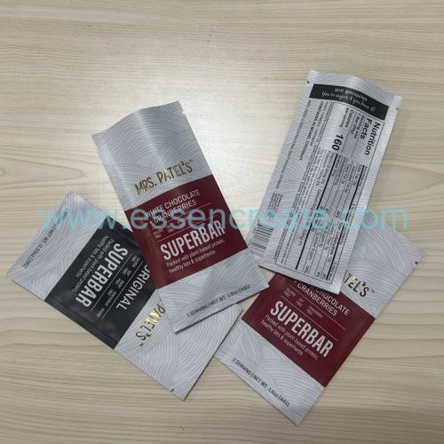 Bolsas de Mylar aluminizadas para envasado de barras de chocolate