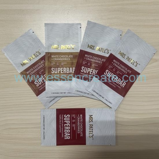 Bolsas para envolver envases de barras de chocolate