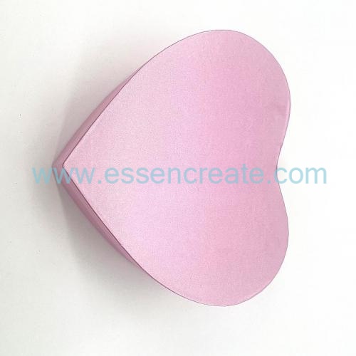 Caja de regalo de cartón rígido en forma de corazón para el Día de San Valentín y bodas