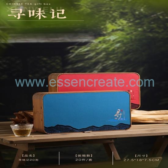  caja de té de bambú personalizada