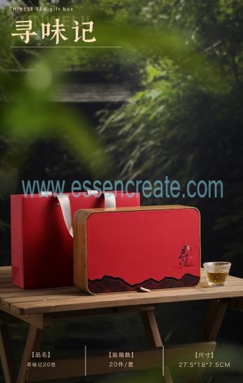  Custom bamboo tea box