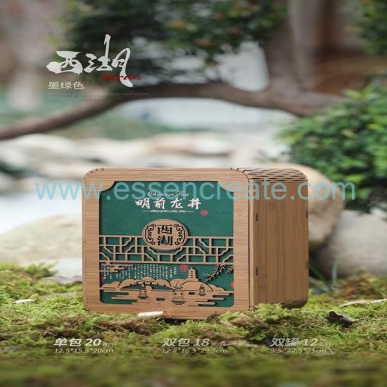 Set de regalo de té verde oscuro