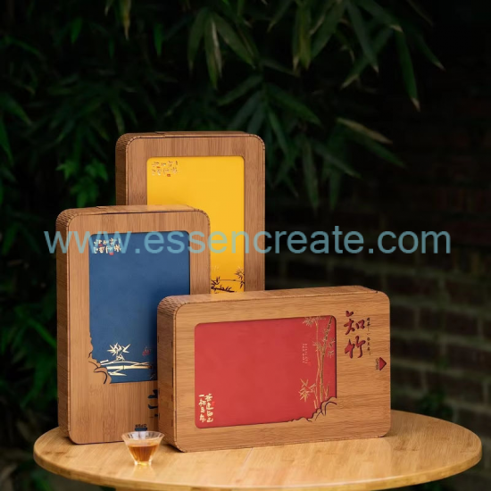 Embalaje de té de madera personalizado