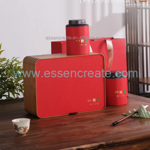 Embalaje de té de madera personalizado
