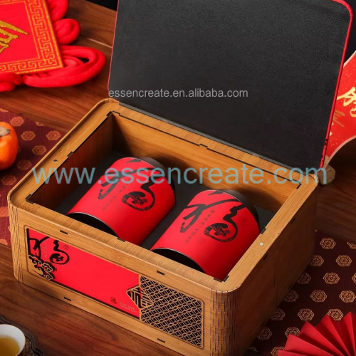 Embalaje de té de madera personalizado