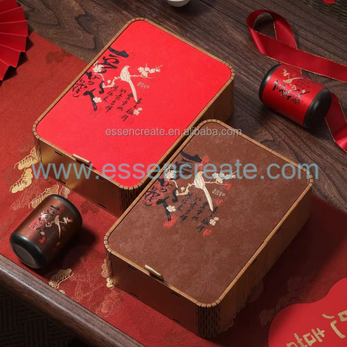 Embalaje de té de madera personalizado