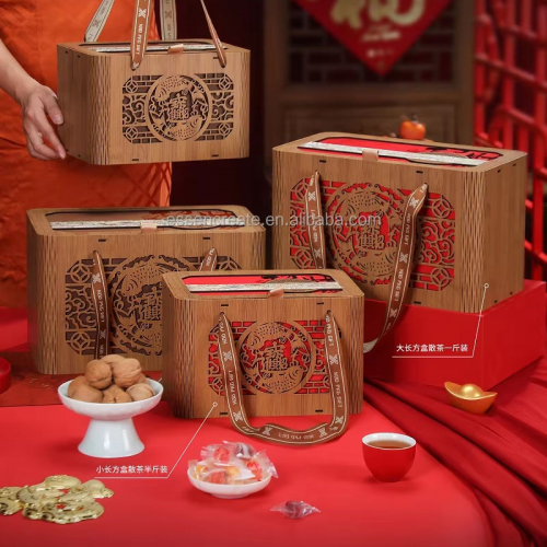 Embalaje de té de madera personalizado