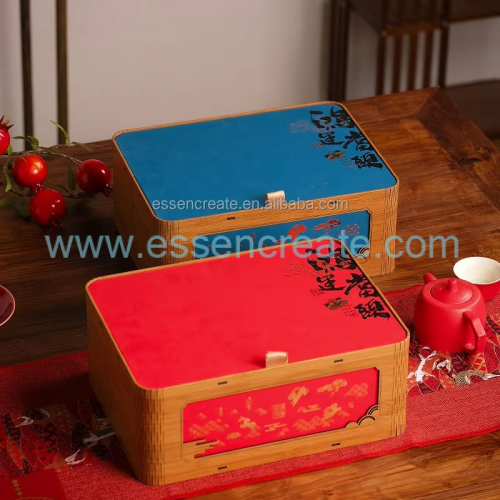 Embalaje de té de madera personalizado