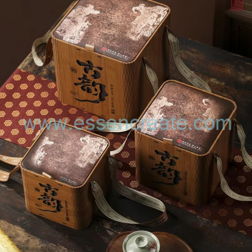 Embalaje de té de madera personalizado