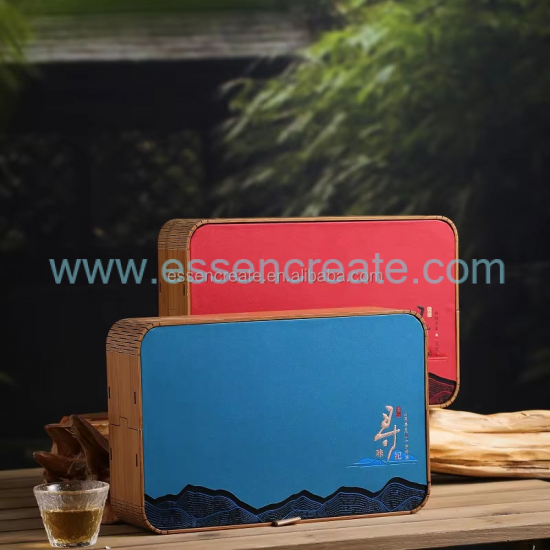 Embalaje de té de madera personalizado