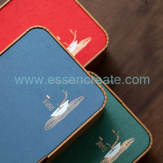 Embalaje de té de madera personalizado